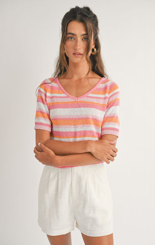 Shiloh Stripe Sweater - Multi