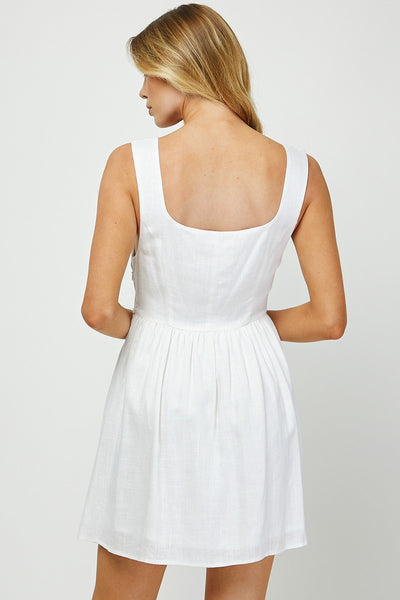 2Fer Mini Dress - White