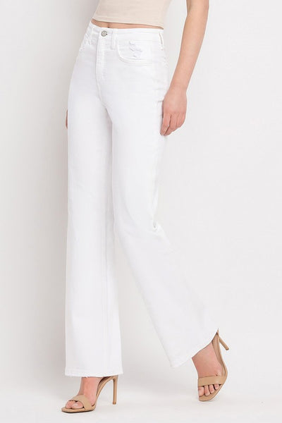 90'S Vintage Tc Hr Flare - White