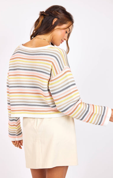 Abigail Stripe Sweater - Multi