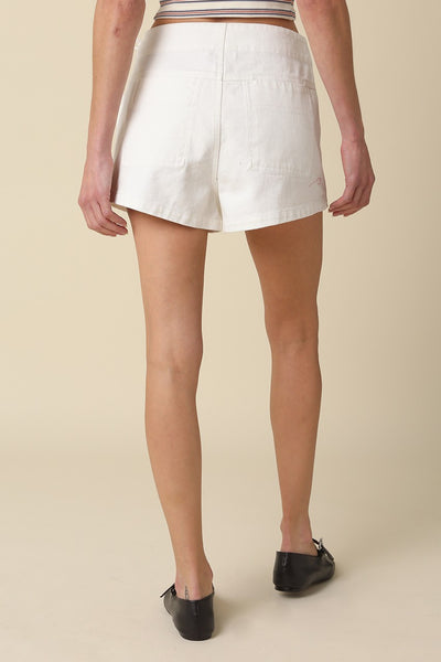 Alana Wrap Skort - White