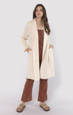 Alessia Open Coat - Ivory