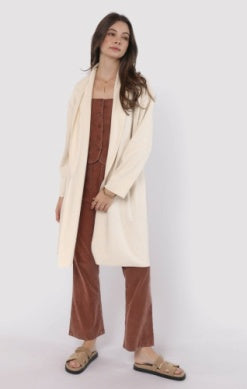 Alessia Open Coat - Ivory