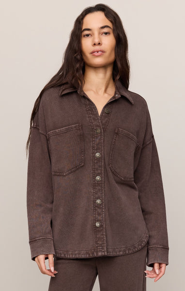 All Day Knit Jacket - Brown