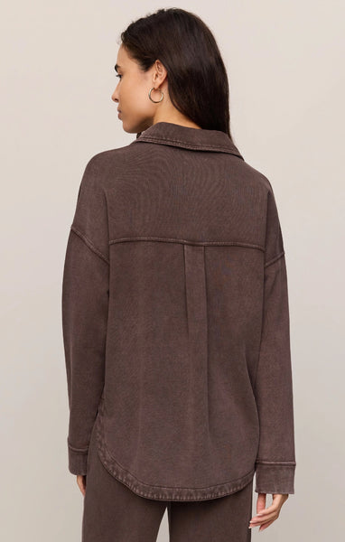 All Day Knit Jacket - Brown