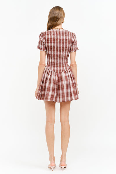 Analise Dress - Plaid