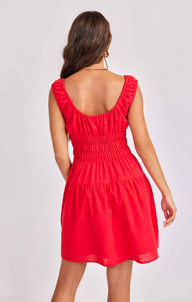 Ariel Mini Dress - Red