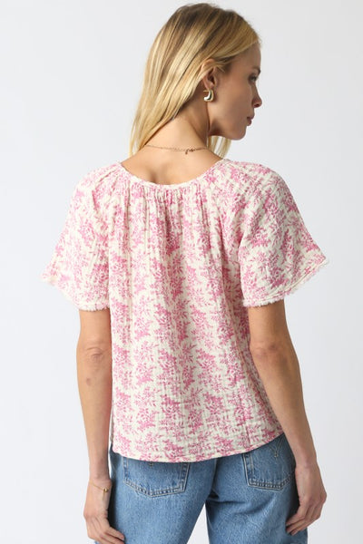 Aubree Floral Top - Pink