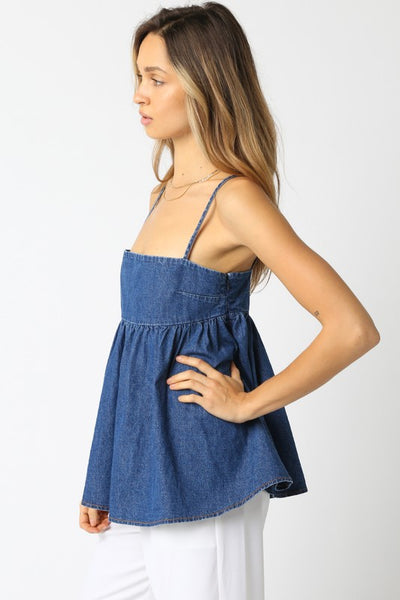 Aurora Denim Top - Denim