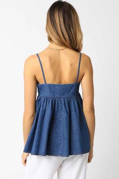 Aurora Denim Top - Denim
