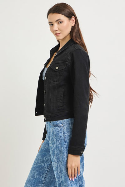 Basic Fitted Jacket - Black