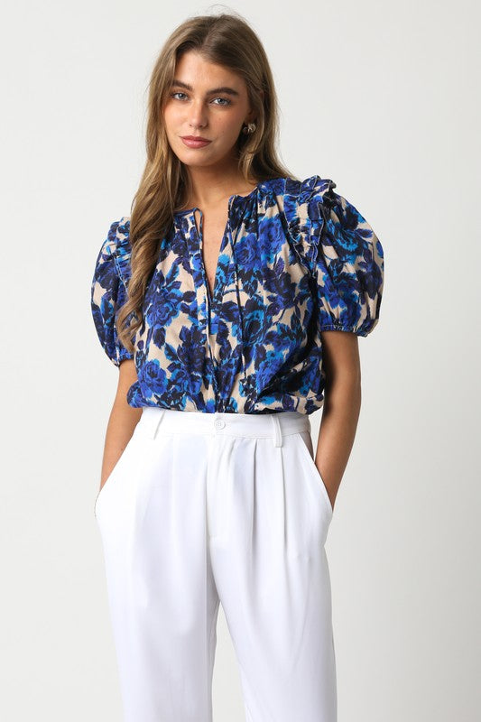 Blair Top - Blue