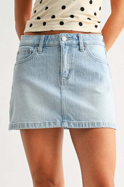 Blake Micro Skirt - Denim