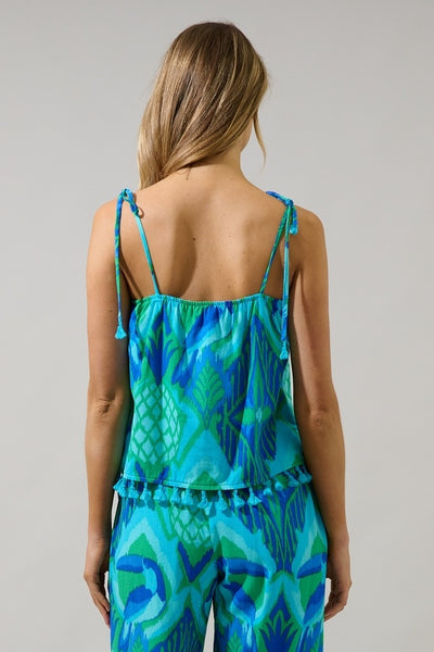 Blissy Cami Top - Blue