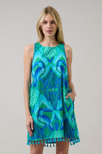 Blissy Tropical Trapeze Mini - Blue