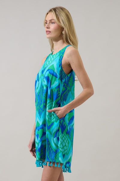 Blissy Tropical Trapeze Mini - Blue