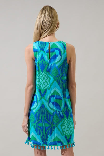 Blissy Tropical Trapeze Mini - Blue