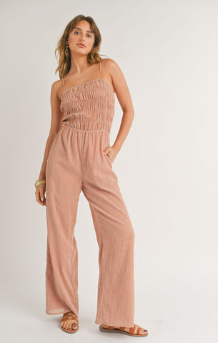 Canyon Land Jumpsuit - Rust