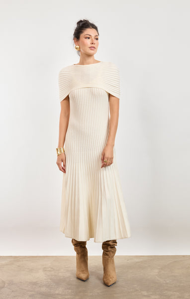 Chateau Sweater Dress Set - Ivory