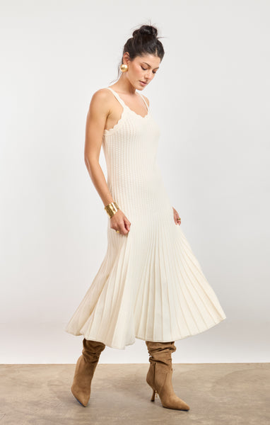 Chateau Sweater Dress Set - Ivory
