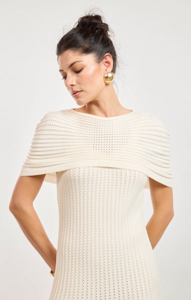 Chateau Sweater Dress Set - Ivory