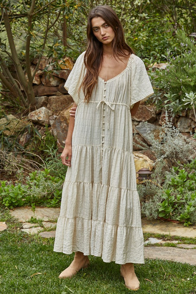 Chelles Button Down Maxi - Natural