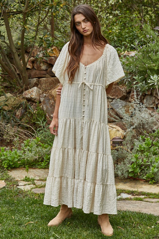 Chelles Button Down Maxi - Natural