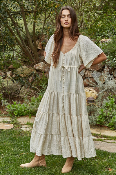 Chelles Button Down Maxi - Natural