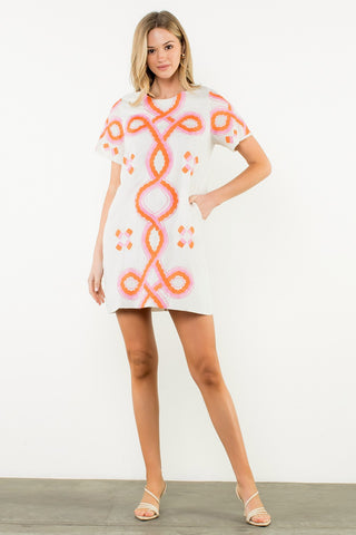 Clara Embroidered Mini - Ivory