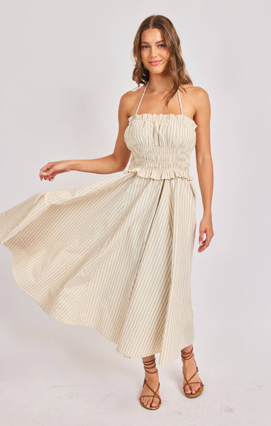 Classic Beauty Midi Dress - Cream