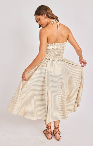 Classic Beauty Midi Dress - Cream
