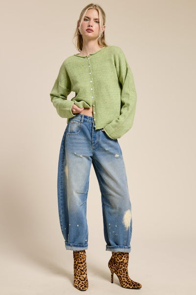 Classic Lightweight Cardi - Green