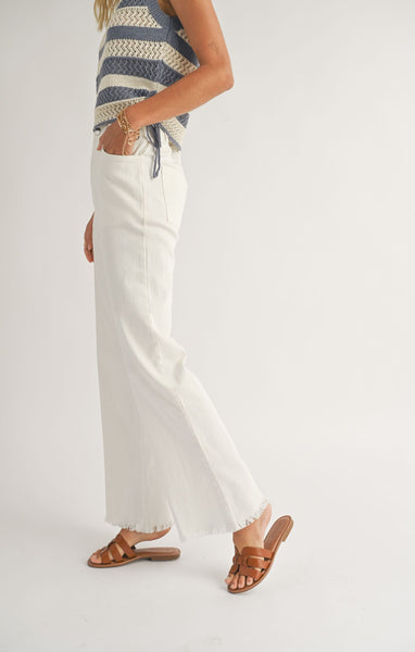 Cold Spritz Denim Pants - White