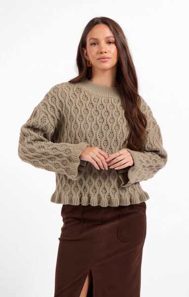 Elderflower Sweater - Sage