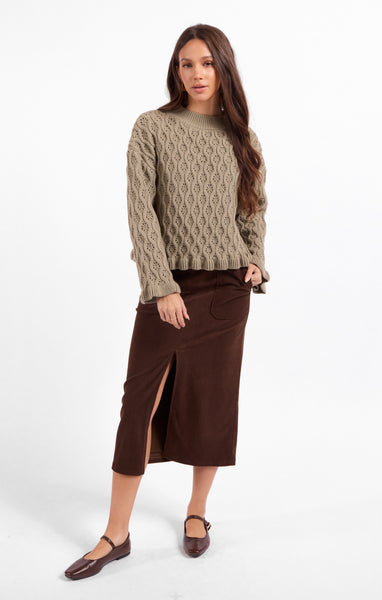 Elderflower Sweater - Sage