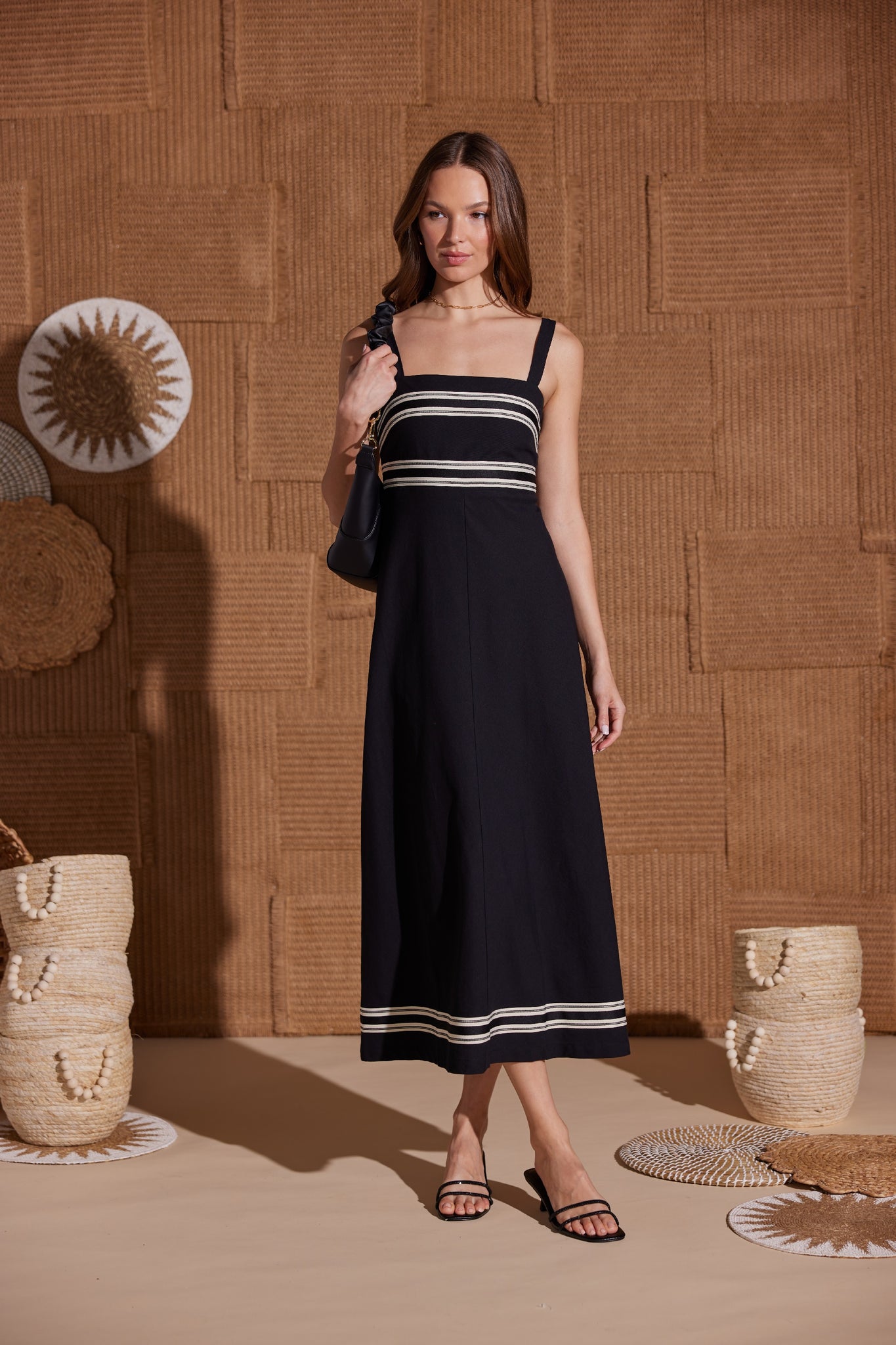 Elki Trim Midi Dress