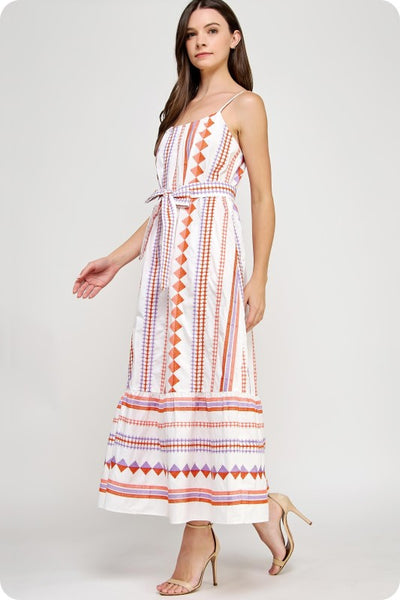 Emb Tank Maxi - White