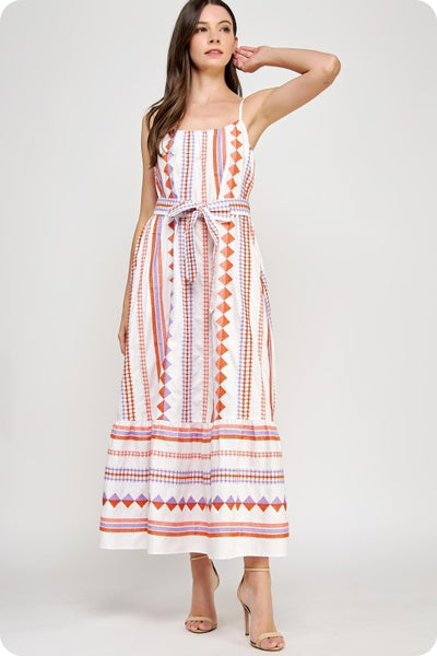 Emb Tank Maxi - White