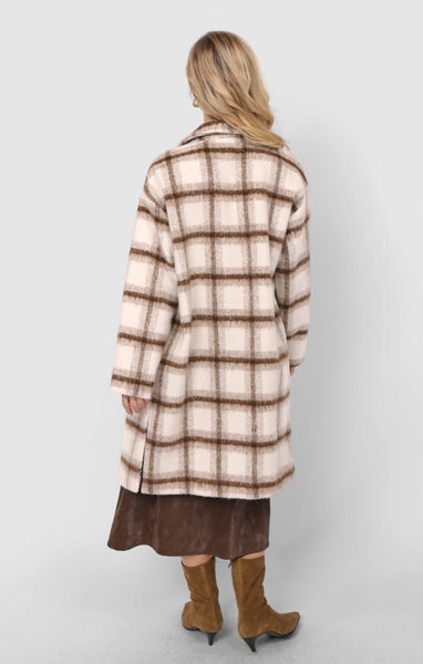 Emily Long Open Front Coat - Multi