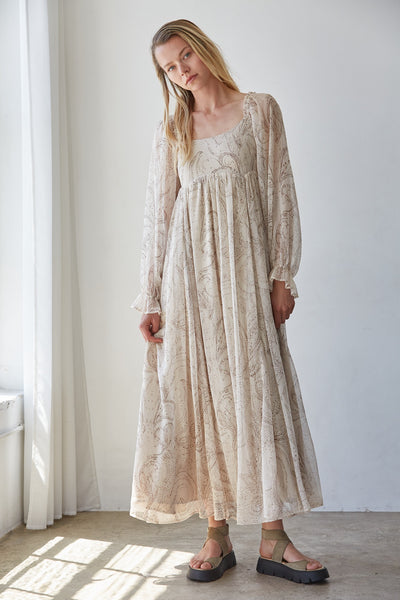 Emily Paisley Maxi - Ivory