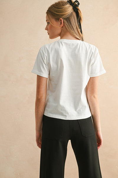 Espresso Martini T Shirt - White