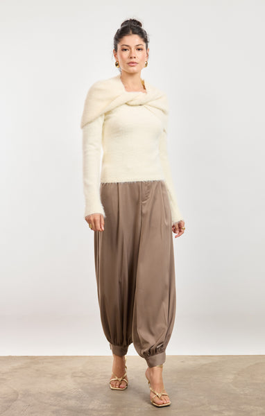 Free Bird Two Piece Sweater - Ivory