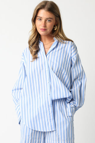 Galdriel Stripe Shirt - Blue