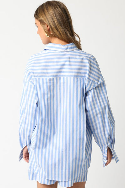 Galdriel Stripe Shirt - Blue