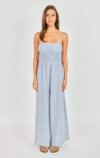 Garden Sun Jumpsuit - Blue