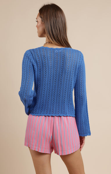 Getting There Sweater - Blue