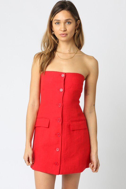 Giselle Dress - Red