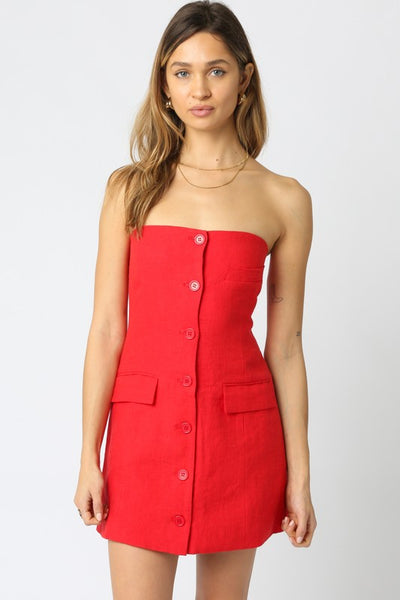 Giselle Dress - Red
