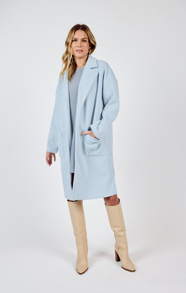 Hayley Open Coat - Blue