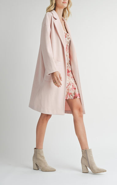 Hayley Open Coat - Pink